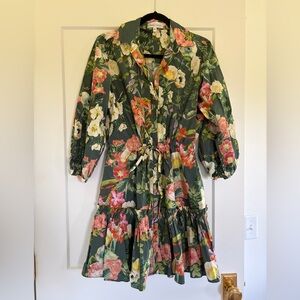 Cara Cara dress in Olive Kingston Floral